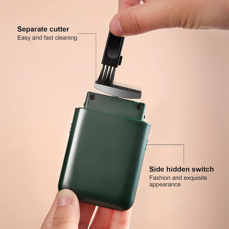 LinMei Foil Shaver for Men Multifunction Stubble Trimmer with Pop-Up Sideburn Razor Cordless USB Rechargeable Mini Travel Shaver for Beards & Facial Hair - Image 4